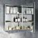 Emielia Battery Powered Illuminated LED Cloakroom Mirror Cabinet 600x450mm