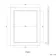 Midnight Green Bathroom Mirror 700x500mm