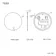 Delilah Brushed Brass Round Backlit Illuminated LED Mirror 600mm