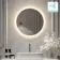 Grace Round Illuminated LED Mirror With BLUETOOTH Speaker 600mm
