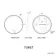 Grace Round Illuminated LED Mirror With BLUETOOTH Speaker 600mm