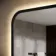 Mila Black Framed Backlit Illuminated LED Mirror With BLUETOOTH Speaker 600x1200mm