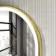 Ada Pill Brushed Brass Illuminated LED Mirror 900x500mm