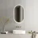 Ada Pill Brushed Brass Backlit Illuminated LED Mirror 900x500mm