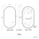 Alisha Pill Illuminated LED Mirror 900x500mm