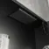 Selma Battery Powered Matt Black Illuminated LED Mirror Cabinet 700x600mm