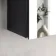 Selma Battery Powered Matt Black Illuminated LED Mirror Cabinet 700x600mm