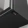 Selma Battery Powered Matt Black Illuminated LED Mirror Cabinet 700x600mm