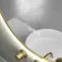 Ada Pill Brushed Brass Backlit Illuminated LED Mirror With BLUETOOTH Speaker 900x500mm
