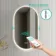 Ada Pill Brushed Brass Backlit Illuminated LED Mirror With BLUETOOTH Speaker 900x500mm