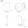 Aurora Battery Powered Matt Black Illuminated LED Mirror Cabinet 600x450mm