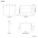 Aurora Battery Powered Matt Black Illuminated LED Mirror Cabinet 700x800mm