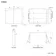 Esme Battery Powered Matt Black Illuminated LED Mirror Cabinet 700x800mm