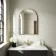Avoca Traditional English Gold Arched Mirror 673X490mm
