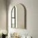Avoca Traditional English Gold Arched Mirror 673X490mm