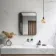Nina Black Framed Mirror 700x500mm