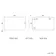 Nina Brushed Brass Mirror 600x1000mm