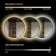 Paris Black Framed Round Backlit Illuminated LED Mirror 600mm