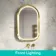 Isabel Brushed Brass Arched LED Mirror with Front & Back Illumination 800x500mm
