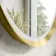 Isabel Brushed Brass Pill LED Mirror with Front & Back Illumination 1000x500mm