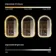 Isabel Brushed Brass Arched RGB LED Mirror with Ghost Technology 800x500mm