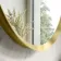 Isabel Brushed Brass Pill RGB LED Mirror with Ghost Technology 1000x500mm