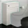 Monaco Cotton White Back To Wall Toilet Unit 600mm