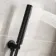 Ballina Premium Ceiling Matt Black Round Thermostatic Shower Set - 300mm Head & Hand Shower