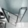 Toulon Matt Black Easy Clean 6mm Pivot Shower Door 1100mm