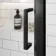 London Matt Black 6mm Sliding Shower Enclosure 1100x700mm