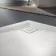 Berlin Quadrant Matt White Slate Effect SMC Composite Shower Tray 900x900mm