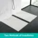 Berlin Rectangular Matt White Slate Effect SMC Composite Shower Tray 1500x800mm