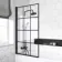 Stafford Round Shower Bath 1700x700 & 6mm Easy Clean Matt Black Grid Bath Screen
