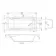 Hereford Square Shower Bath 1600x700 & 6mm Easy Clean Matt Black Grid Bath Screen