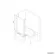 L Shaped 1500 Shower Bath & 4mm Fixed Screen - Left Handed