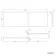 L Shaped 1500 Shower Bath with Front Panel & 4mm Fixed Screen - Left Handed