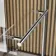 L Shaped 1500 Shower Bath with Front Panel & 6mm Easy Clean Screen with Rail - Right Handed