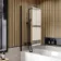 Witney 1700x700 Square Shower Bath & 6mm Easy Clean Matt Black Bath Screen