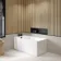 Witney 1400x700 Square Single Ended Bath