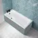 Antigua 1600x750 Keyhole Single Ended Bath