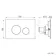 Idaho Pneumatic Concealed Cistern with Brushed Copper Flush Plate - Round Buttons