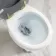 Hudson Traditional Close Coupled Toilet With Dove Grey Wooden Seat - Brushed Brass Lever