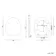 Alma Traditional Rimless Close Coupled Toilet With Oak Effect Wooden Soft Close Seat