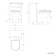 Quartz Stone Grey Back To Wall Unit and Seattle Toilet