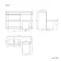 Trent Gloss White Combination Basin Drawer and Boston Toilet 1100mm - Left Handed