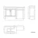 Bermuda Inky Blue Basin Vanity Drawer and Back To Wall Toilet 1300mm (Excludes Pan & Cistern)