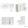 Milos Cotton White Combination Vanity Basin and Aruba Toilet 1300mm - Chrome Handles