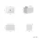 Malta Fluted Coastal White Wall Hung Drawer Vanity with Marble Top & Cody Basin 600mm