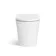 Sicily Fluted Coastal White Combination Vanity Basin and Tucson Toilet 1200mm - Brushed Brass Accents - Right Handed