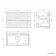 Crete Fluted Charcoal Elm Wall Hung Drawer Vanity with Marble Top & Nevis Basin 800mm